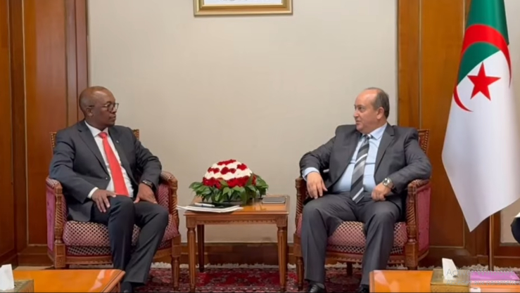 غريب يستقبل وزير التجارة والصناعة لجمهورية جنوب إفريقيا