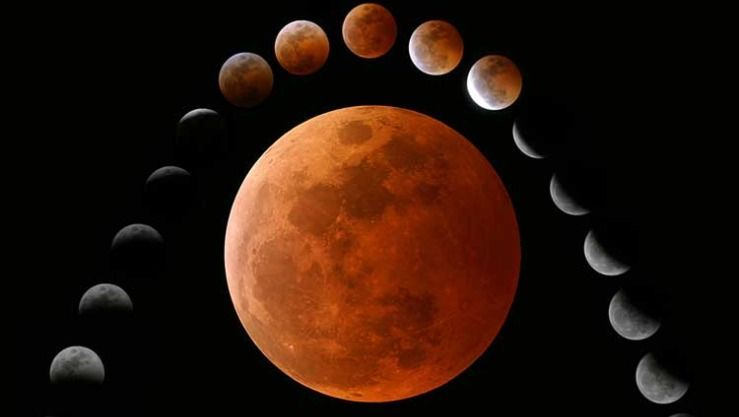 قمر الدم.. العالم يشهد مساء اليوم خسوفًا كليًا للقمر يُزين السماء