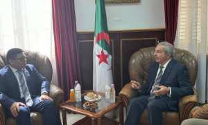 Le président du HCLA reçoit l'ambassadeur de la République de Nicaragua en Algérie   