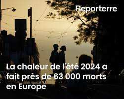 Planète - La chaleur de l’été 2024 a fait près de 63.000 morts en Europe
