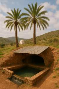 Sous les palmiers disparus de Sidi Belkheir — mémoire d’un hammam englouti à Hammam Boughrara (Tlemcen)