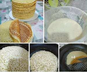 Baghrir au café (crêpes mille trous moelleuses)