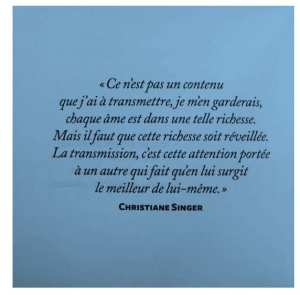 La transmission n’est pas une possession à livrer