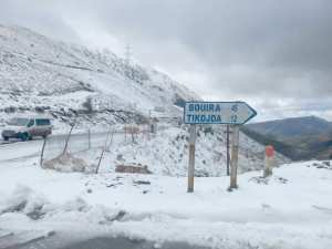 Algérie (Massif du Djurdjura) - Chutes de neige en Kabylie: Trois routes fermées à la circulation