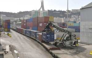 Algérie - Transport de conteneurs par train: une première au port d’Alger