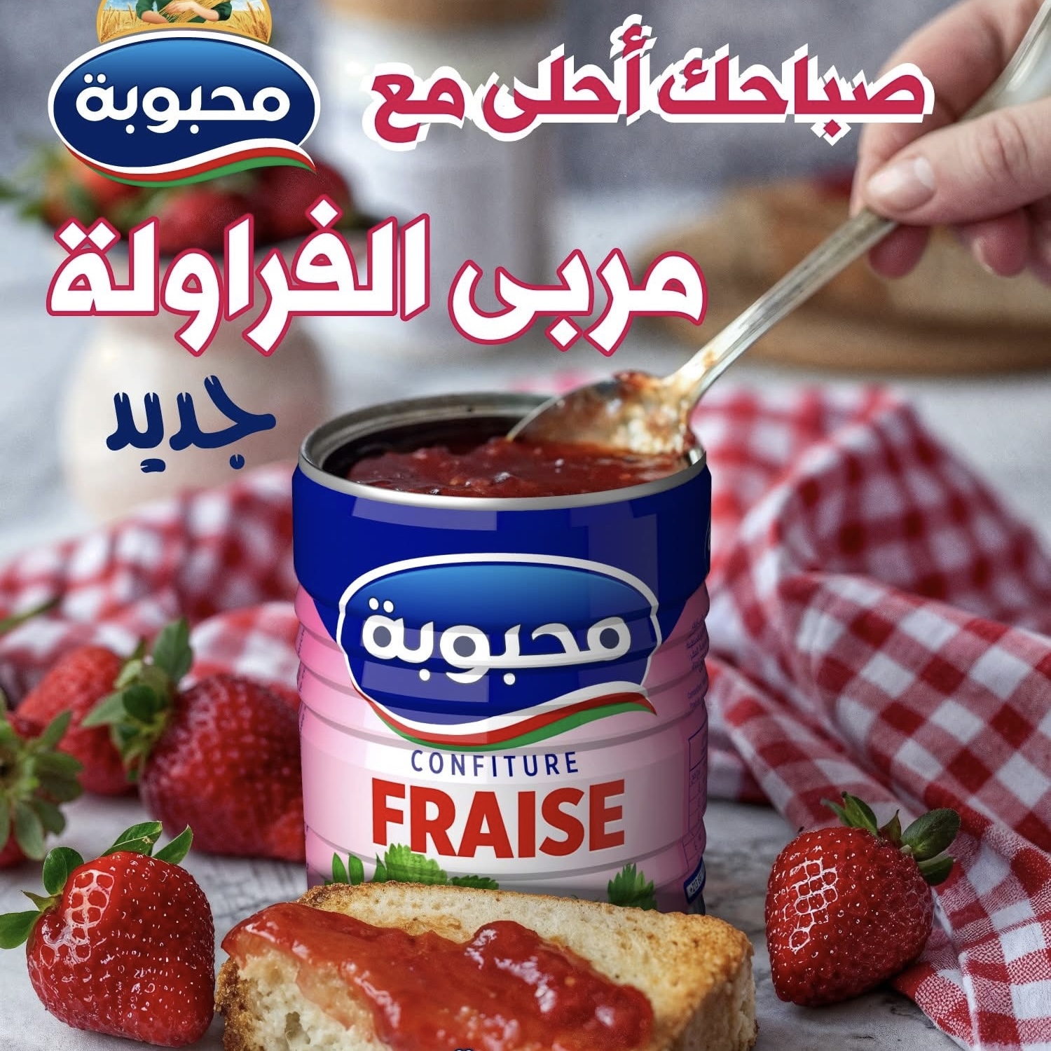 Mahbouba Pasta conseves Confiture fraise