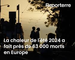 Planète - La chaleur de l’été 2024 a fait près de 63.000 morts en Europe