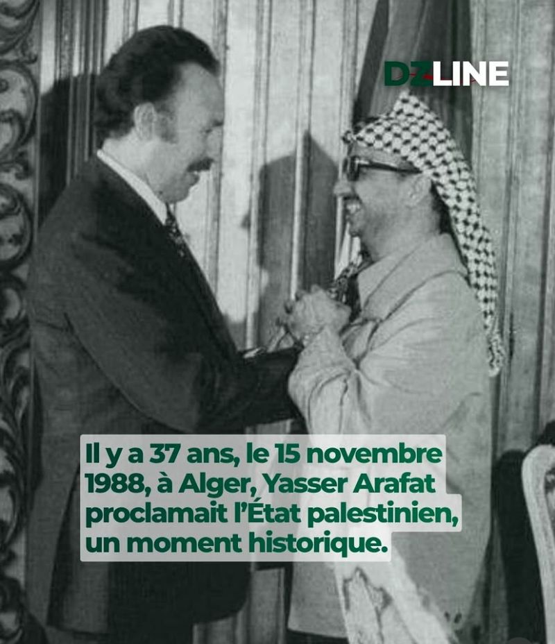 Il y a 37 ans, le 15 novembre 1988 à ALGER