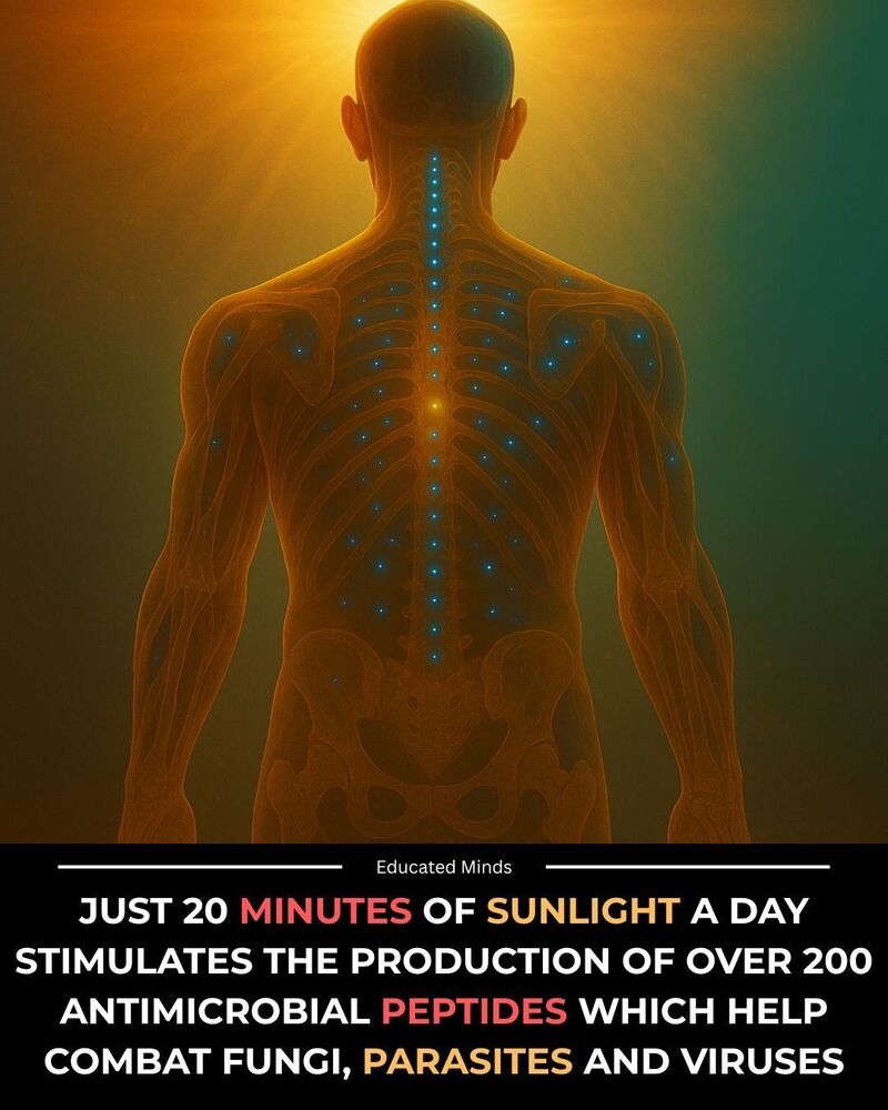 Seulement 20 minutes d'exposition au soleil par jour