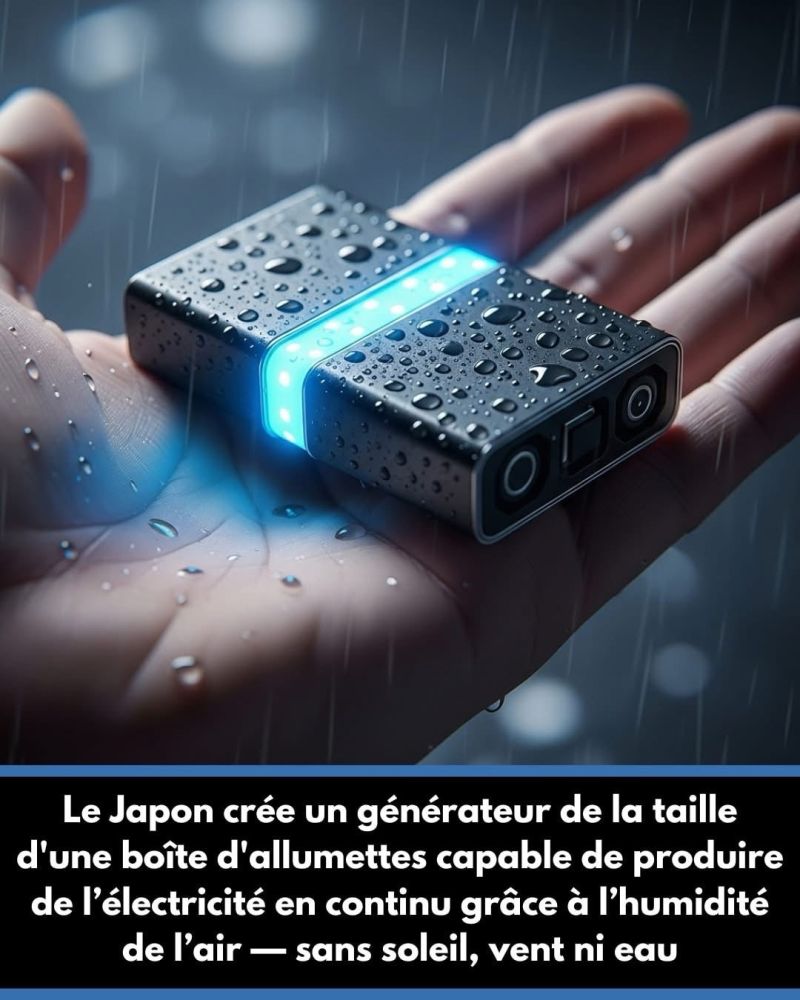 un générateur de la taille d'une boîte d'allumettes