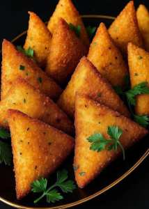 Samoussas frits au pain tortilla (croustillants et faciles)