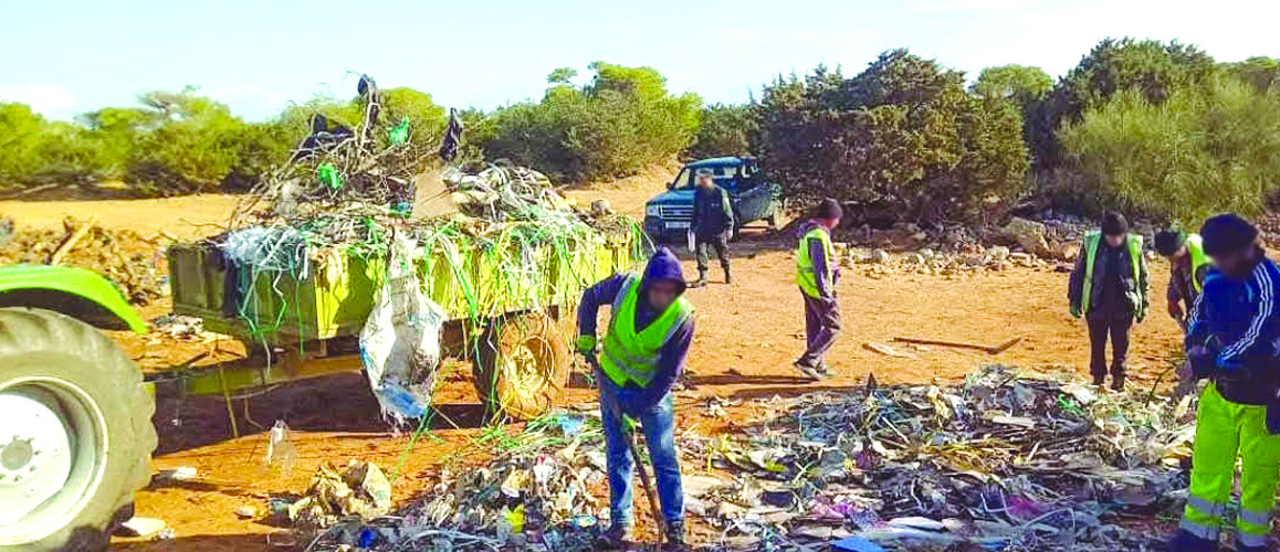 Algérie (Wilaya de Mostaganem)  Les forêts polluées par les gravats et les ordures