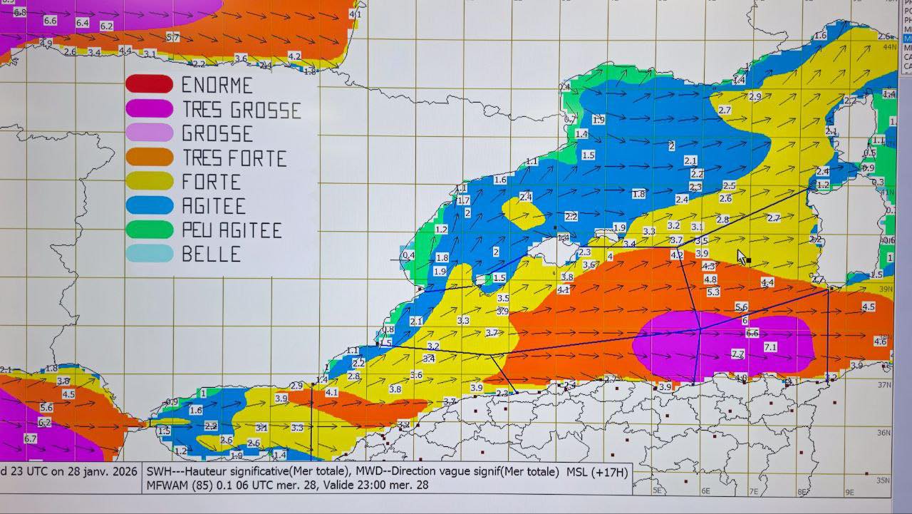 Algérie : pas de danger direct de la tempête Kristine