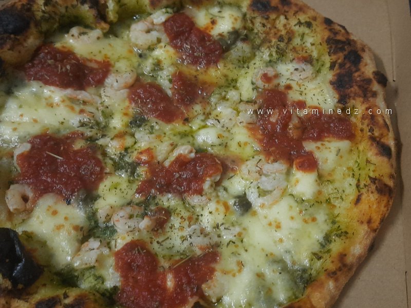 🍕 بيتزا بالروبيان