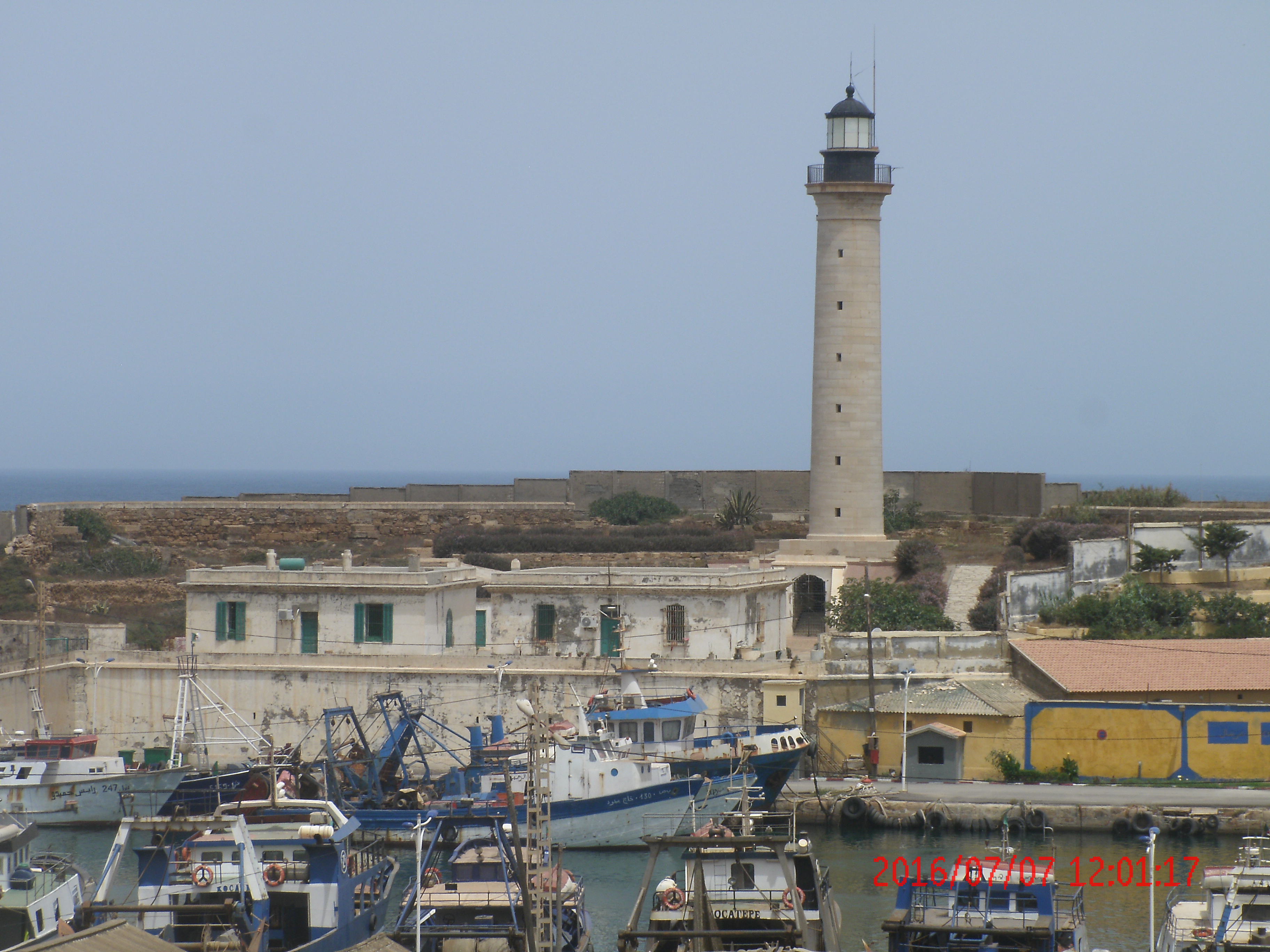 Le Phare du Fort Joinville  (Commune de Cherchell – Wilaya de Tipaza, Algérie)