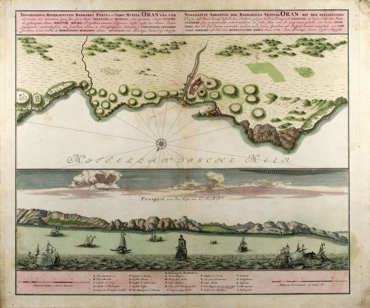 La représentation topographique d’Oran en 1732 : analyse détaillée d’une carte militaire européenne