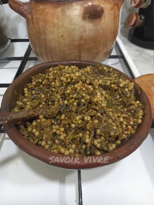 Abazin aux légumes à l’huile d’olive (Aïch el-khodra) 🫒🥬