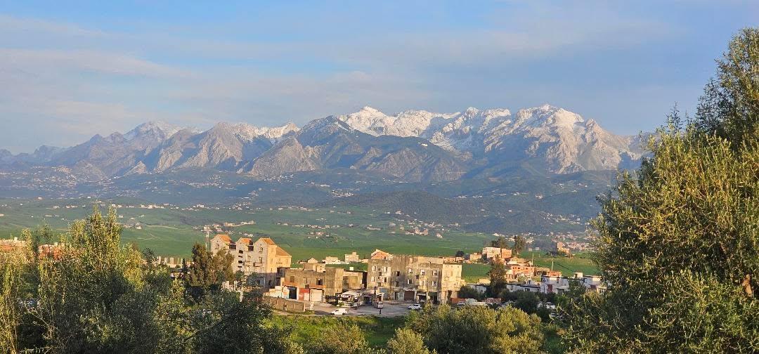 DRAA EL MIZAN vue les plaines Frikat ,Ain Zaouia ,Boghni et Djurdjura