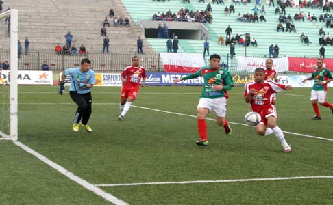 تعادل بطعم الخسارة والأنصار يعبرون بالحجارة                                    م. وهران 1 - م. العلمة 1