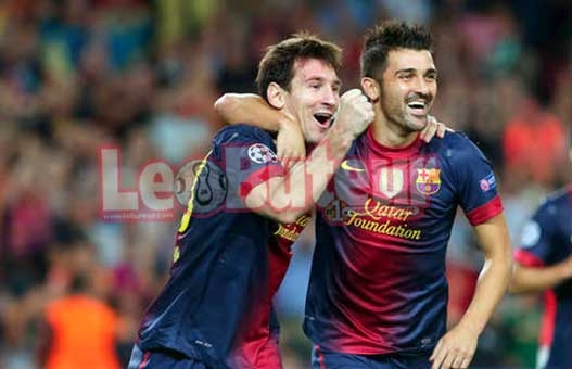 Barça : Vilanova : «Messi et Villa s'entendent très bien»