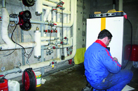 3.082 ménages raccordés                                    BOUIRA, Réseau du gaz naturel