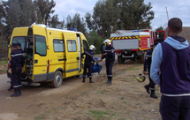 Man'uvres et sensibilisation par simulation à la protection civile d'Achaacha