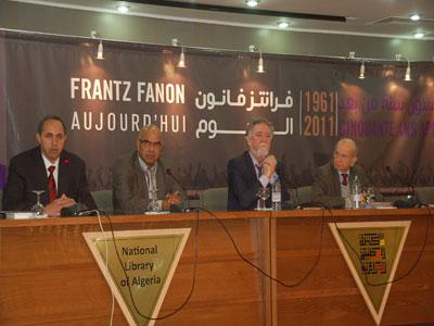 Tant qu'il y aura des damnés sur terre                                    Ouverture des journées Frantz Fanon à la Bibliothèque nationale