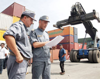 L'IGF à pied d''uvre '                                    Douanes algériennes