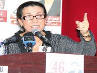 Louisa Hanoune à Khenchela                                    'La fraude ne sert pas les intérêts du pays