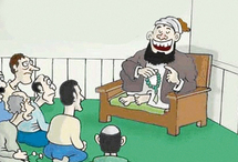 Chacun veut son Imam                                    PROTESTATION DE DEUX GROUPES DE FIDELES DEVANT LA MOSQUEE DE AIN EL BIA