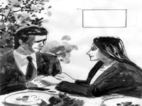 Telle une ombre                                    La nouvelle de Adila Katia