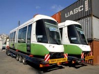 Tramway de Constantine : les premières rames au port d'Alger