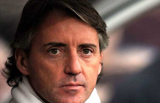 Man City : Mancini : «On ne recrutera pas en janvier»