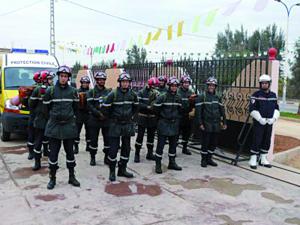 Sortie d'une promotion de près de 1.400 agents                                    AFLOU, Protection civile
