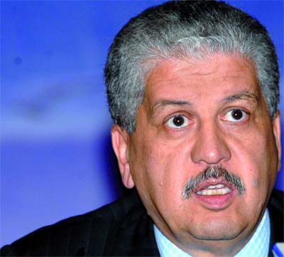 Sellal : «Pas touche !»