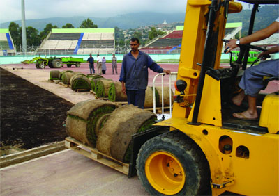 Le stade Tchaker sera réceptionné le 30 septembre