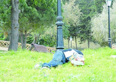 Les jardins publics à l'abandon