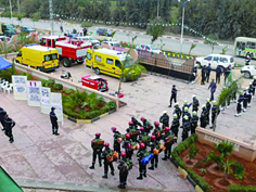 Mesures d'aide aux sinistrés                                    JIJEL, Feux de forêt