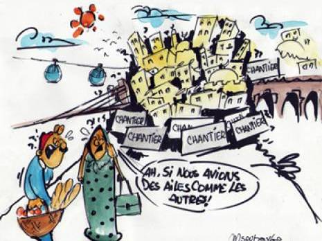 Le vieux rocher étouffe : Des chantiers, des désagréments'                                    Constantine : les autres articles