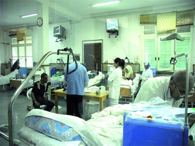 25% des patients hospitalisés présentent une infection nosocomiale                                    à cause du manque d'hygiène dans les hôpitaux