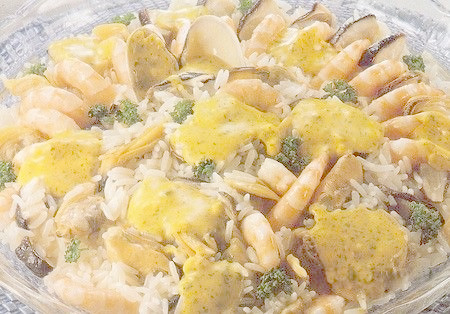 Salade de riz aux fruits