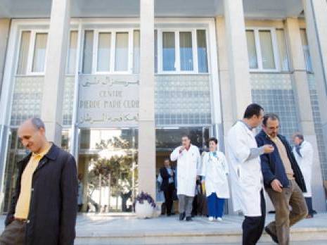 Le service de radiothérapie fermé aux cancéreux                                    Centre Pierre et Marie Curie de l'hôpital Mustapha