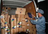 Les douaniers d'Oran arrêtent une personne en flagrant délit                                    Pour transfert illicite de devises et de pièces détachées usagées