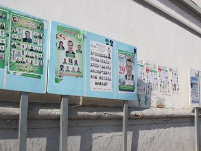 Fadeur et insignifiance                                    Campagne électorale à Oran