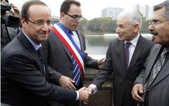 Benatallah et Hollande célèbrent l'événement