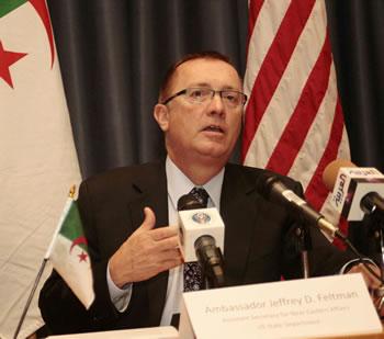 «Il y a une grande opportunité pour l'Algérie»                                    JEFFREY D. FELTMAN, SECRETAIRE D'ETAT ADJOINT AMERICAIN POUR LES AFFAIRES DU MENA