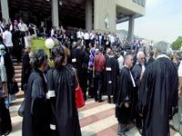 Grève nationale des avocats                                    Le mouvement suivi à 100%
