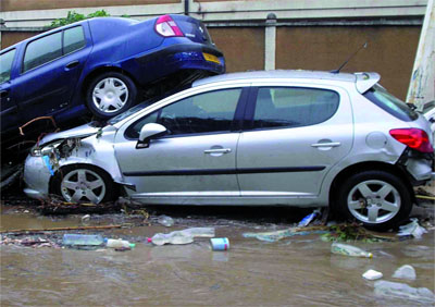 Des dégâts et des victimes