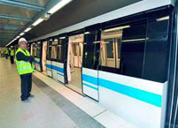 Le métro d'Alger mis sur rail                                    Inauguré par le président Abdelaziz Bouteflika