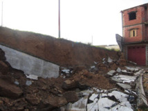 CEM DJEBLI MOHAMED : Effondrement d'une partie du mur d'enceinte